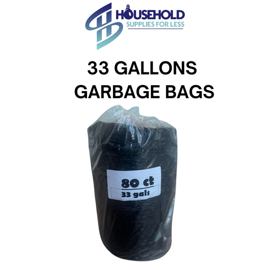 33 Gallon Trash Bags (80 CT)