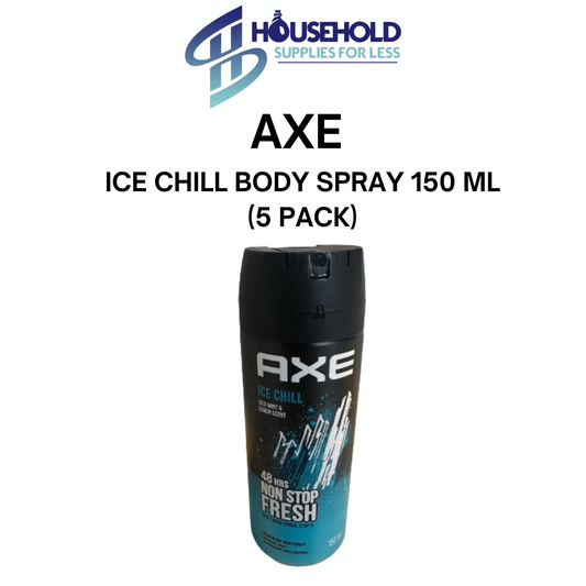 Axe Ice Chill Body Spray 150 ml (5 in a pack)