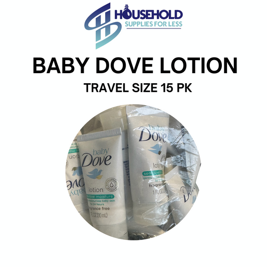 Baby Dove Lotion Travel Size (15 per pack)